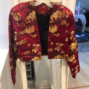 Asian style cropped jacket